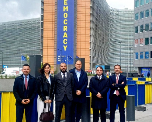 Në Bruksel me delegacionin e shoqërisë civile Kosovë-Serbi për bisedime me zyrtarët e BE-së