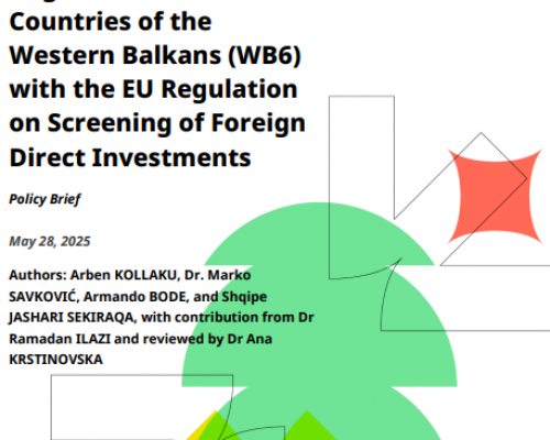 FDI Screening as a practical opportunity for phased integration of WB6 in the EU &nbsp; 