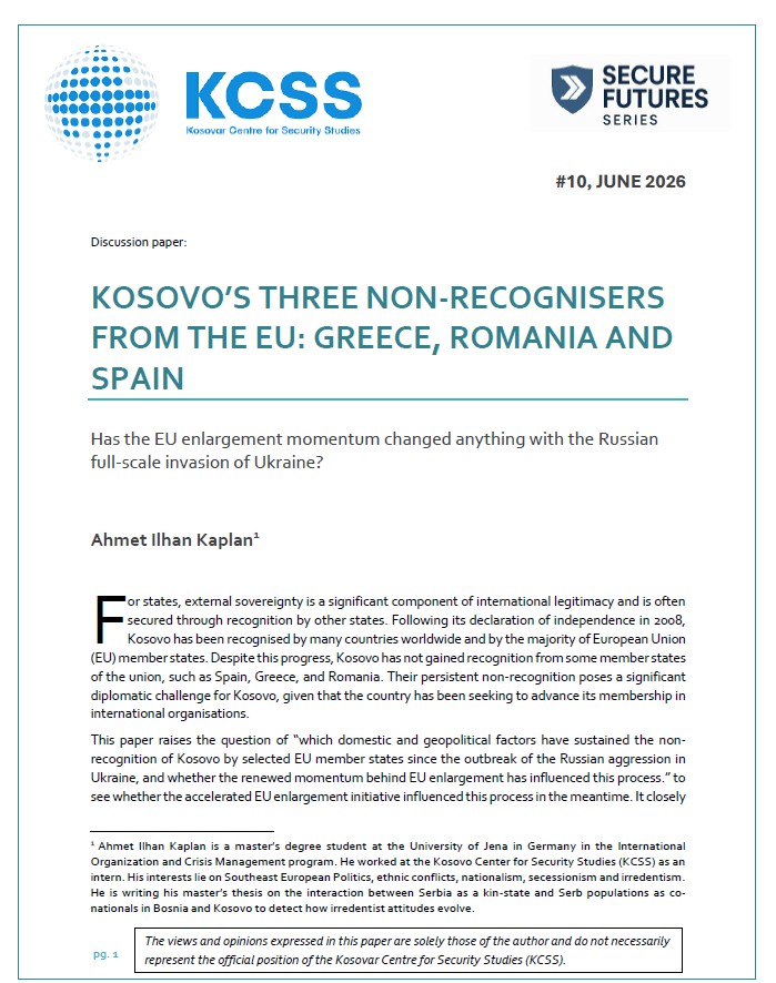 Kosovo’s Three Non-Recognisers from the EU: Greece, Romania and Spain 