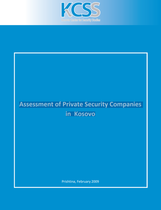 Vlerësimi i kompanive private të sigurisë