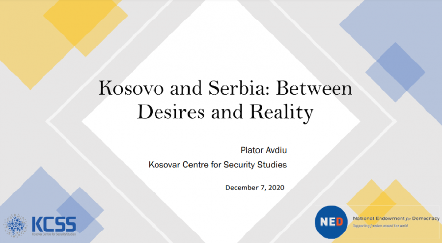 Kosovo and Serbia: Between Desires and Reality