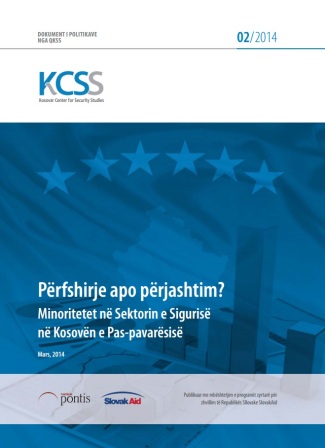 PËRFSHIRJA E MINORITETEVE NË INSTITUCIONET E SEKTORIT TË SIGURISË SË KOSOVËS