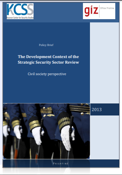 Konteksti i zhvillimit të Rishikimit Strategjik të Sektorit të Sigurisë - pikëpamjet e shoqërisë civile