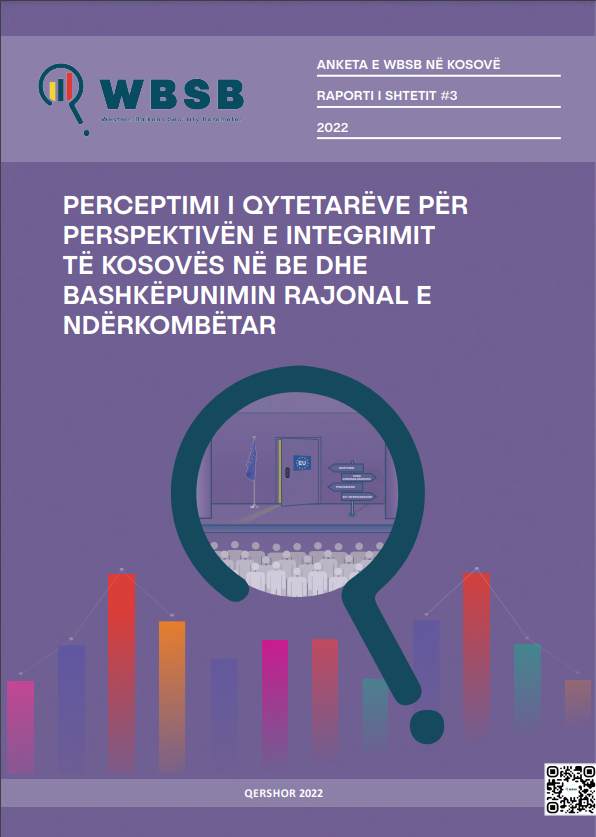 Perceptimi i Qytetarëve për Perspektivën Integrimit të Kosovës në BE dhe Bashkëpunimin Rajonal e Ndërkombëtar