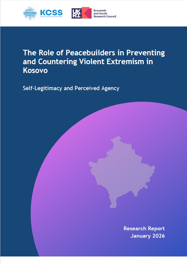 The Role of Peacebuilders in Preventing and Countering Violent Extremism in Kosovo Self-Legitimacy and Perceived Agency