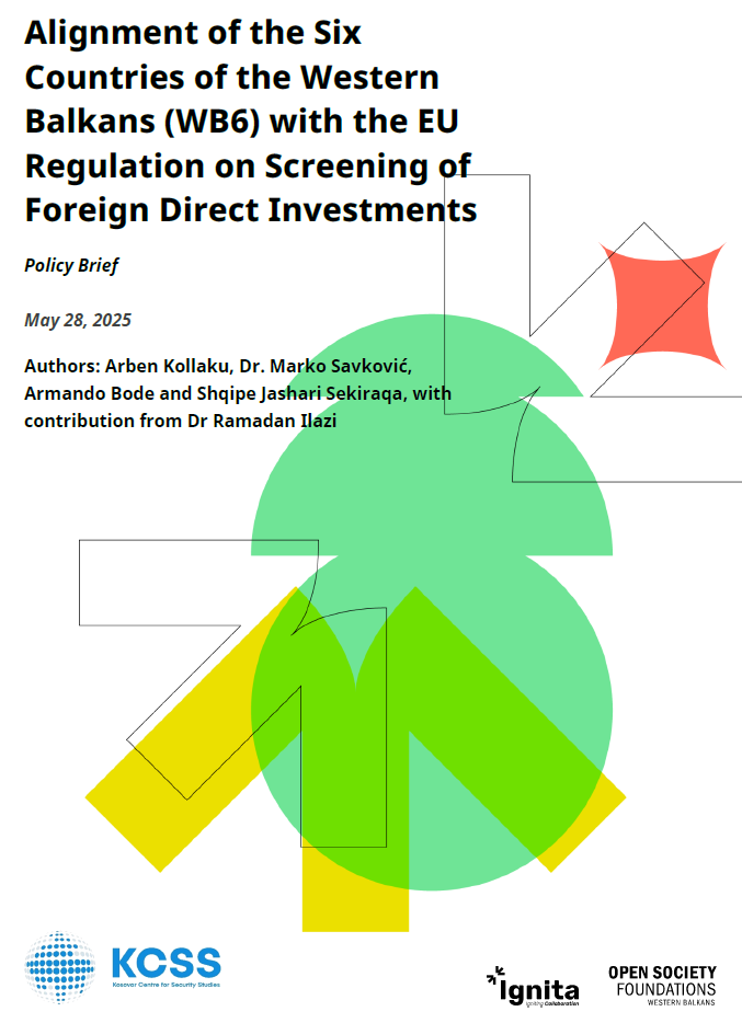 Alignment of the Six Countries of the Western Balkans (WB6) with the EU Regulation on Screening of Foreign Direct Investments